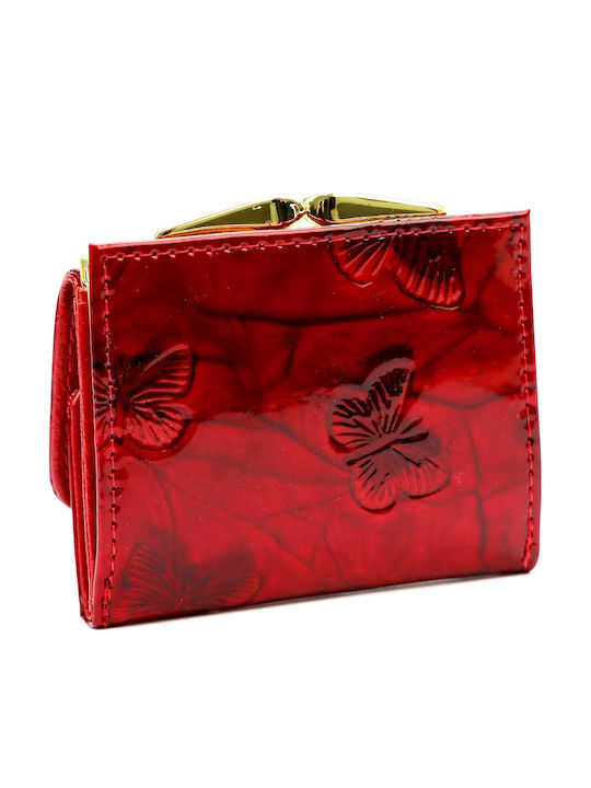 Small Leather Women's Coin Wallet Gold