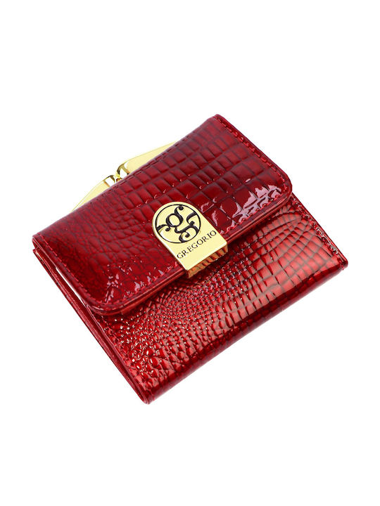 Kleines Leder Damenbrieftasche mit RFID Gold