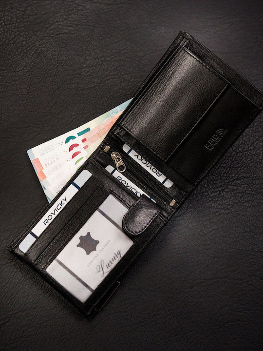 Leather Men's Wallet Black