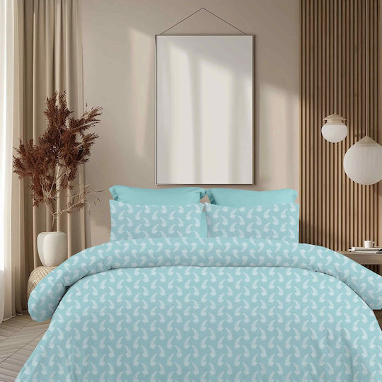 Astron Italy Vivian Σετ Σεντόνια Μονά 175x260εκ. Petrol (3τμχ)