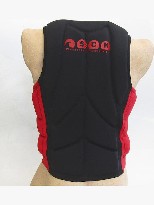 SCK Adults Impact Vest for Water Sports Red