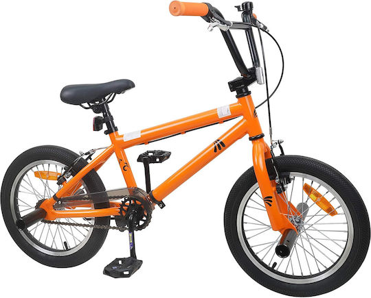 vidaXL Bicicletă Copii BMX Portocalie 20"