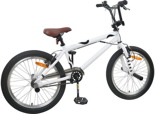 vidaXL 20 Inch Kids' Bicycle BMX White