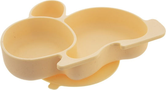 Orion Children's Silicone Food Plate Yellow