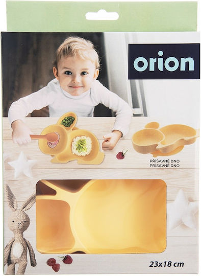 Orion Children's Silicone Food Plate Yellow