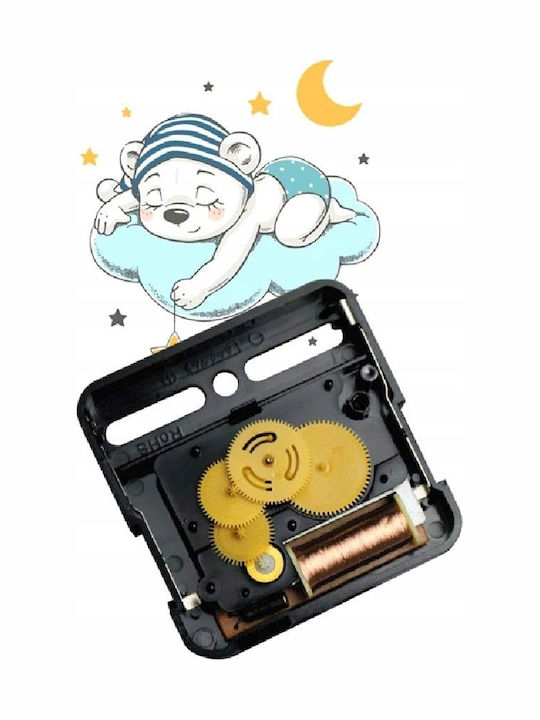 Kids Wall Clock Plastic 25cm