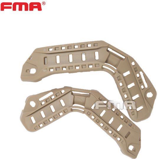 Helmet Rails Set Powerpath Arc Rail System Fma Dark Earth
