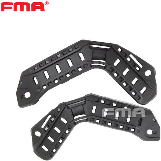 Ράγες Κράνους Σετ Powerpath Arc Rail System Fma Black