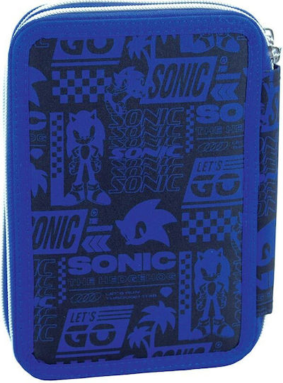 Gim Sonic Κασετίνα Γεμάτη Μπλε