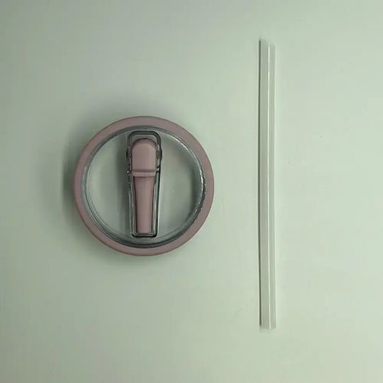 Spare Part Lid-Straw Tumbler 1200 Ml Peach