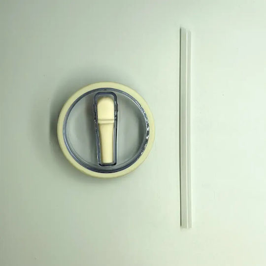 Spare Part Lid-Straw Tumbler 1200 Ml Peach