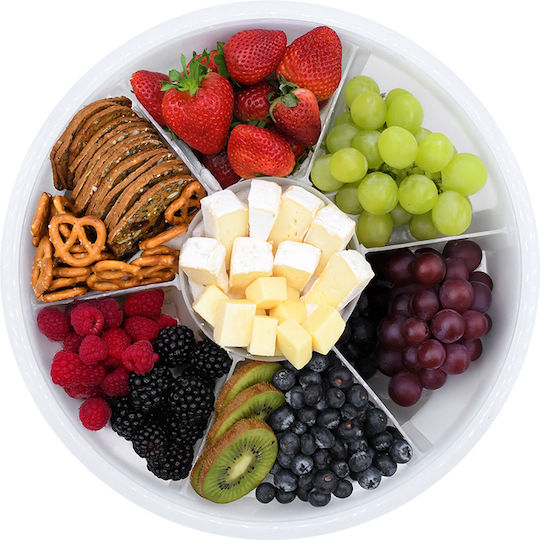 Melii Snackle Box Δοχείο Φαγητού Πλαστικό Πράσινο με Χωρίσματα 5lt