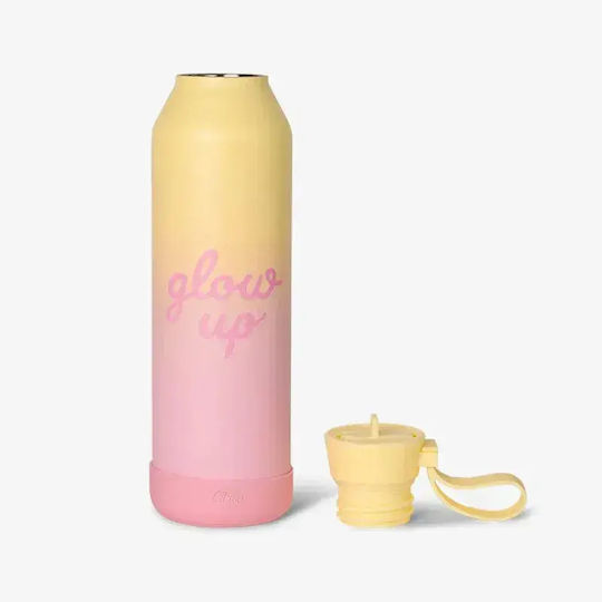 Citron Kids Water Bottle Thermos Stainless Steel with Straw Non Spill Glow Up 750ml