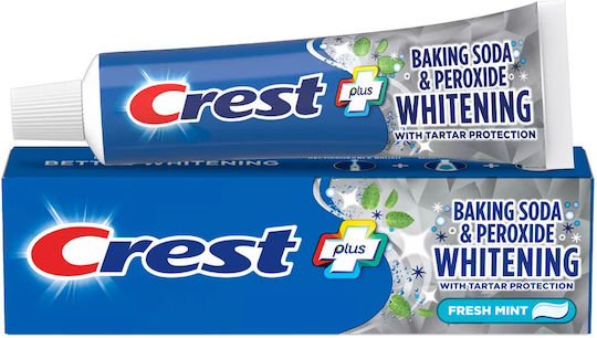 Crest Baking Soda & Peroxide Toothpaste for Whitening Cavities & Plaque 232gr