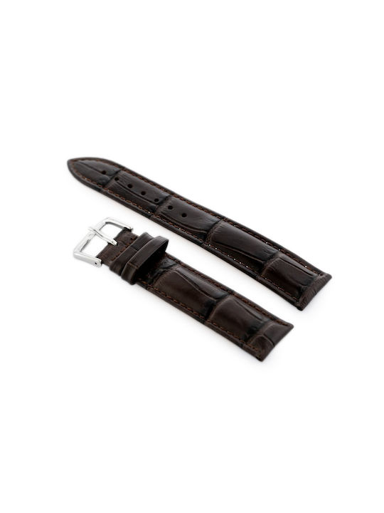 Curea Ceas Piele W102l Maro Închis 20mm Curea Ceas Piele W102l Maro Închis 20mm