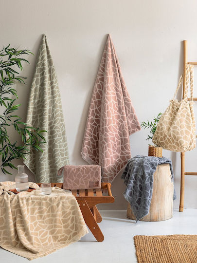 Palamaiki Collection Βαμβακερή Καφέ 180x90εκ.
