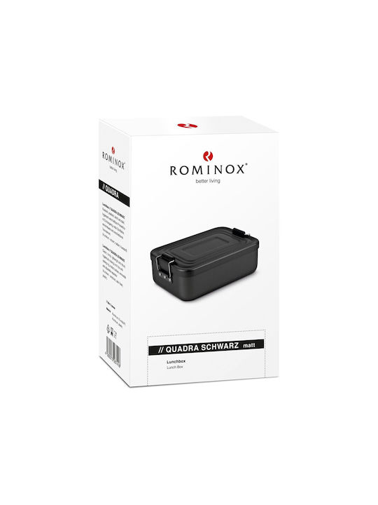 Rominox Cutie De Prânz Din Plastic Neagră 900ml