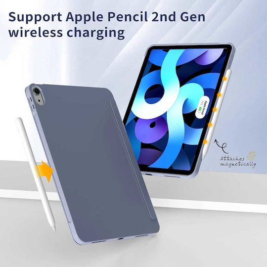 Husă Ipad Air 11 Inch M4 M3 M2 2026-2024 Auto Wake Sleep Ultra Slim Stand TPU Moale – Lavandă