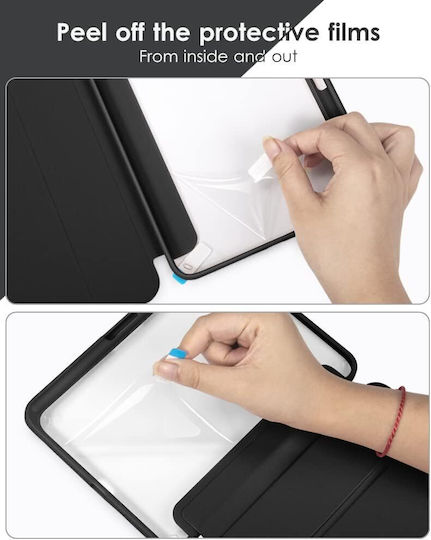 Husă Trifold Magnetică iPad Pro 11 Inch M5 2025 M4 2024 Smart Cover Suport Stilou