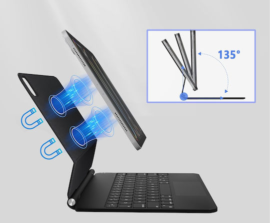 Keyboard Case Nuflaz X7 iPad 10/11" QWERTZ DE Touchpad
