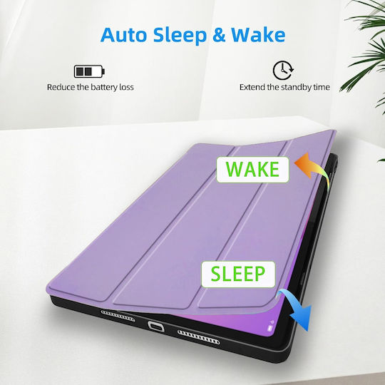 Case Lenovo Idea Tab 11.0″ 2025 Stylus Holder Eco Leather Smart Cover – Lila