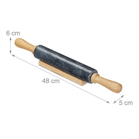 Relaxdays Role De Lemn Pentru Bucătărie 48cm