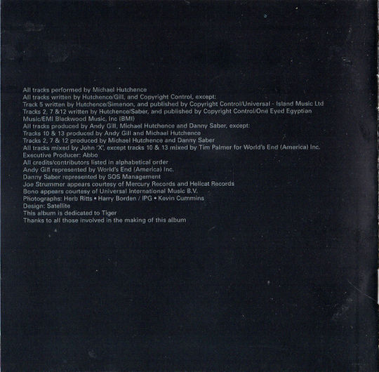 Michael Hutchence Michael Hutchence CD Μουσικής