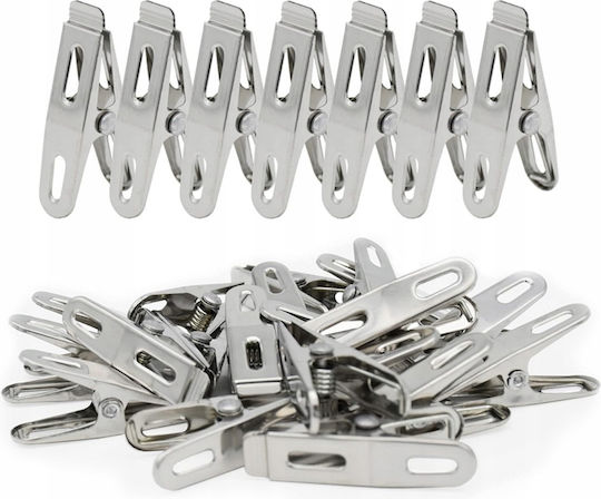 Wäscheklammern Aus Kunststoff 20 Stück Silber