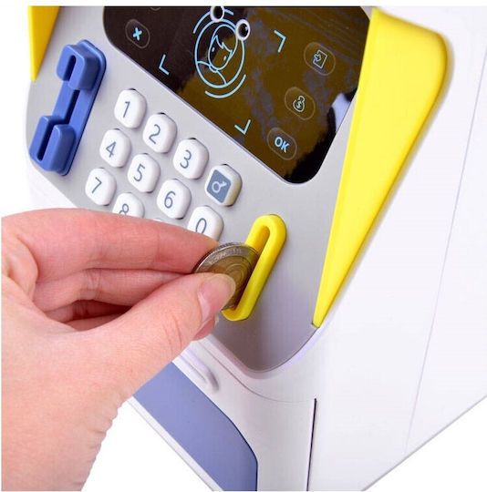 Mini ATM Money Box with Face Recognition Electronic Lock Banknotes Coins