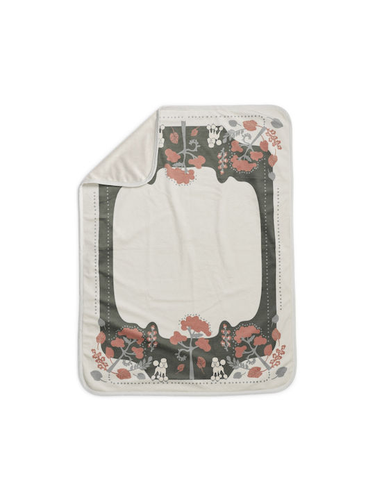 Elodie Details Nursery Swaddling Blanket Pearl Velvet White 75x100cm