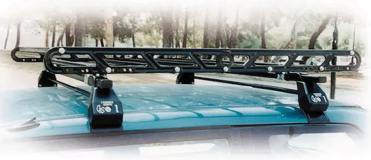 Hermes Roof Rack Steel Black 104cm X 125cm Straps Gs2