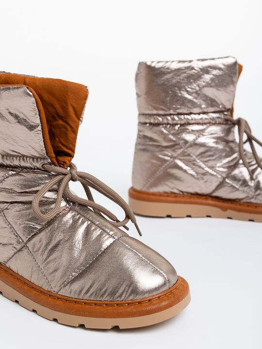 Women's Ankle Boots Gold