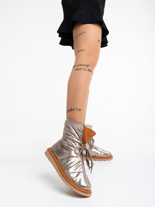 Women's Ankle Boots Gold