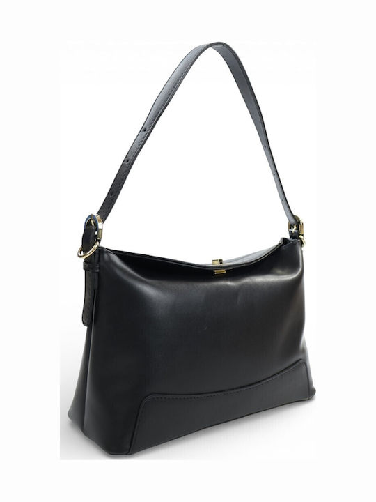 Leather Women's Black Shoulder Bag