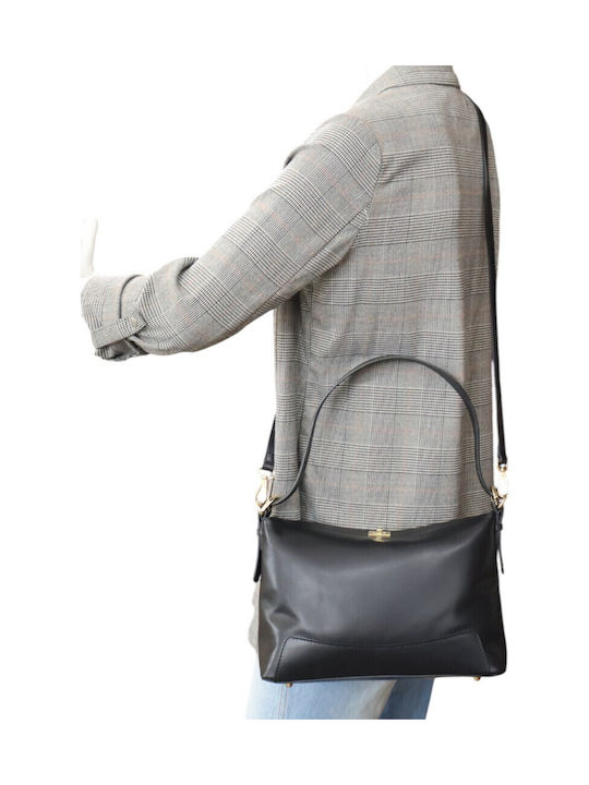 Leather Women's Black Shoulder Bag