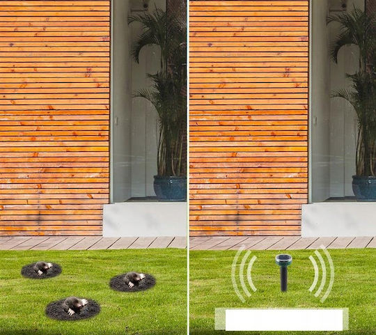 ACP Ultrasonic Rodent Snake Repellent Solar Powered 0.246x0.063m
