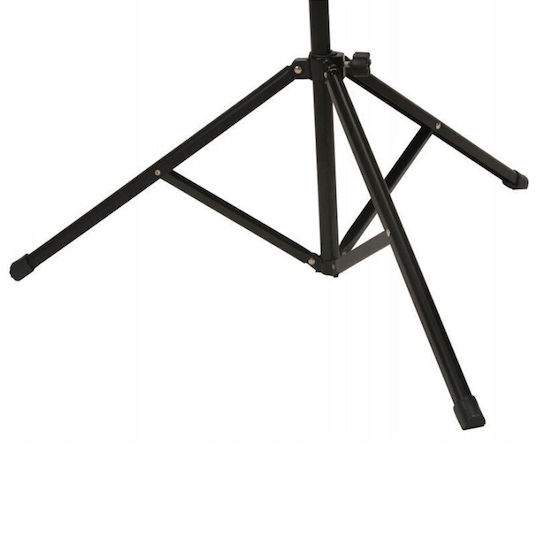 Stand Muzical Pliabil Cleme Suport Geantă Transport 50 X 30 X 150 Cm Oțel Negru