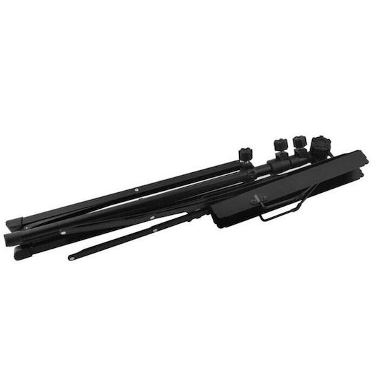 Stand Muzical Zola Înălțime Reglabilă Unghi Reglabil Geantă de Transport Fier Plastic 46.5 X 29 X 65 90 123 Cm Negru