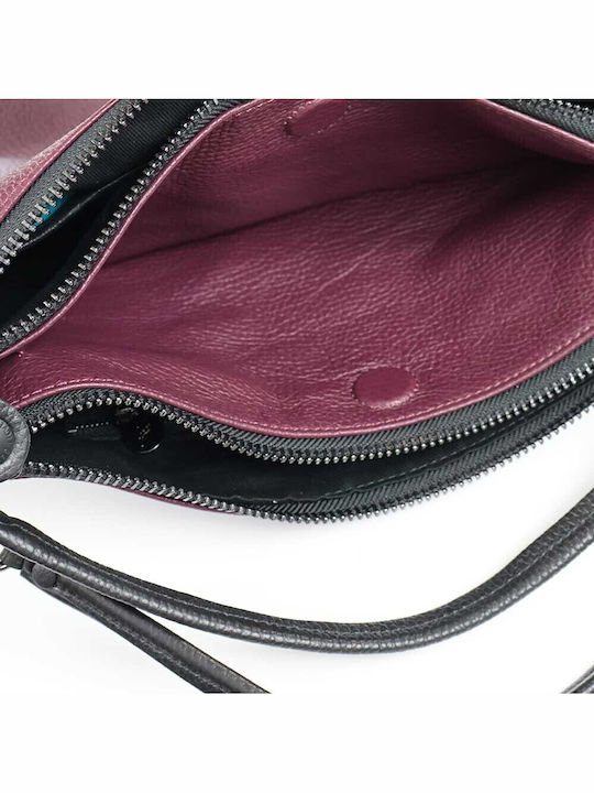 Damen Schultertasche Burgundisch