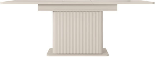 Lante Τραπεζαρίας Επεκτεινόμενο Μπεζ 200+40x90x75εκ.