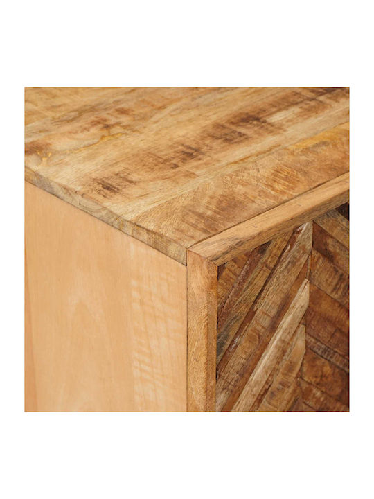Holz Sideboard Braun 90x33.5x75cm