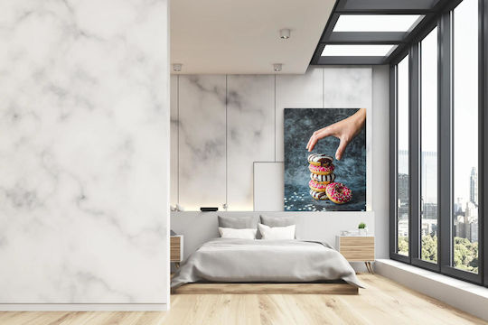 Πίνακας Colorful Donuts Stack Πολύχρωμα Ντόνατς Στοίβα 70x100 Πίνακας Colorful Donuts Stack Πολύχρωμα Ντόνατς Στοίβα 70x100