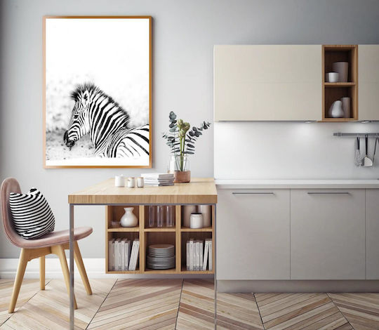 Panou Black White Zebra Zebre Alb-Negru 70x100