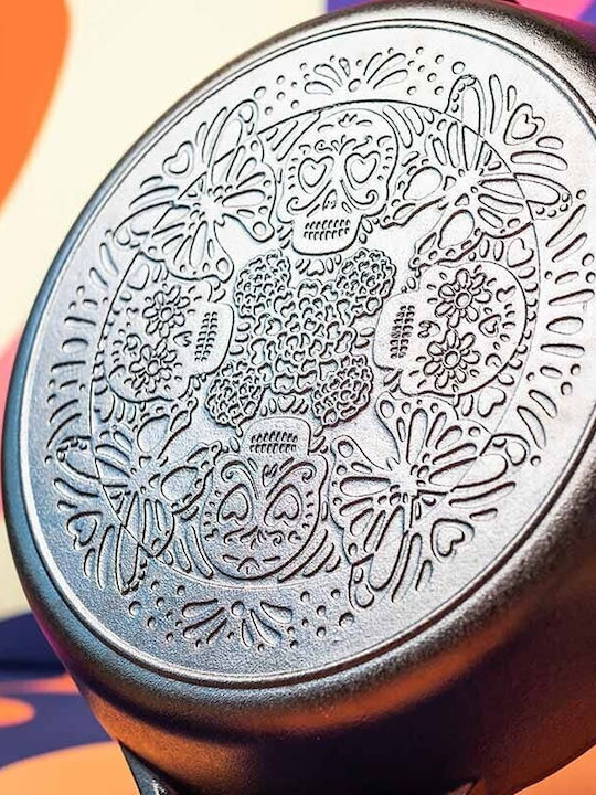 Lodge Sugar Skull Τηγάνι από Μαντέμι 30.5cm