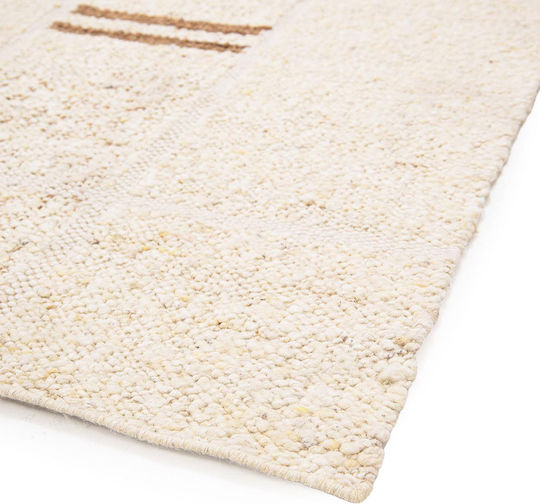 Royal Carpet Ръчно Изработен Лятен Килим От Джута 200x300см Бял/натурален