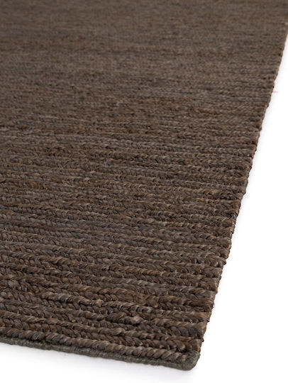 Royal Carpet Handgefertigter Sommer aus Jute 200x250cm Anthrazit
