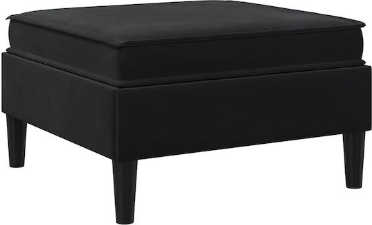 vidaXL Hocker Für Das Wohnzimmer Mit Stauraum Mit Samt Schwarz