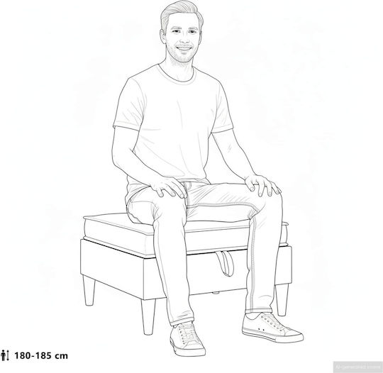vidaXL Hocker Für Das Wohnzimmer Mit Stauraum Mit Samt Schwarz