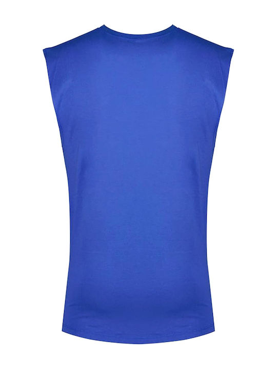 Superdry Tricou Logo Summer Albastru Închis
