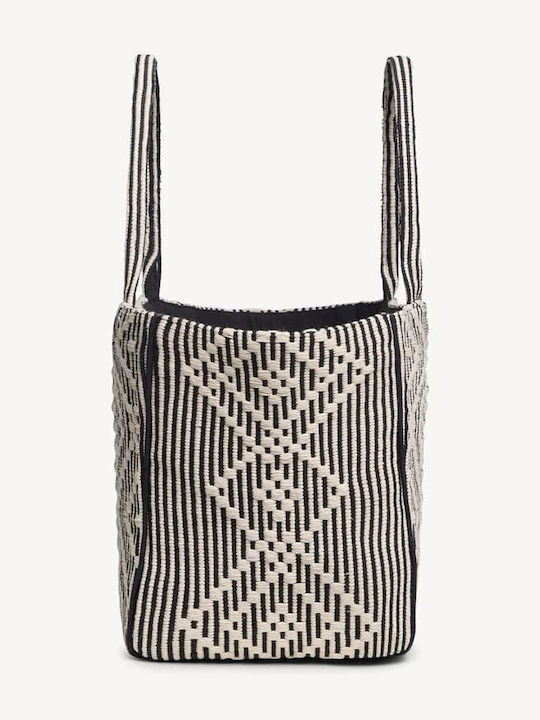 Leather Women's Tote Handbag Black